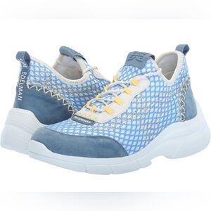 Sam Edelman Blue and White Sneakers
